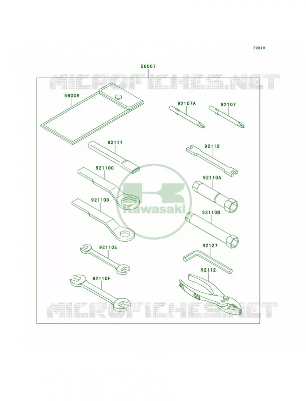 Owner's Tools Kawasaki MOTOS 650 2014 KLR650 New Edition  KL650EES