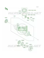 CrankshaftPistons pour Kawasaki 1100 ZXI