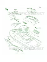 DecalsJH1100 A1 pour Kawasaki 1100 ZXI