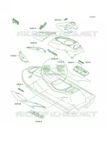 DecalsJH1100 A3 pour Kawasaki 1100 ZXI