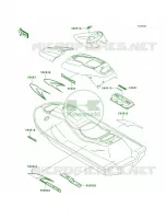 DecalsJH1100 A5 pour Kawasaki 1100 ZXI