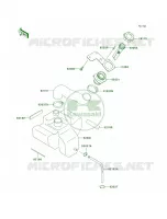Oil TankJH1100 A2 A5 pour Kawasaki 1100 ZXI