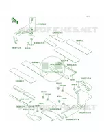 Pads pour Kawasaki 1100 ZXI