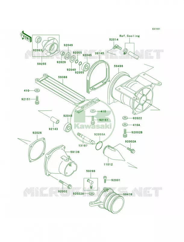 Jet Pump Kawasaki JET SKI 750 1998 SXI PRO  JS750-C1
