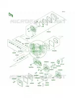 Carburetor Parts JHT10AE006977 pour Kawasaki 1100 ZXI