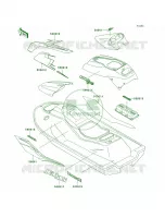 DecalsJH1100 A1 pour Kawasaki 1100 ZXI