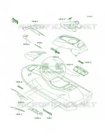 DecalsJH1100 A2 pour Kawasaki 1100 ZXI