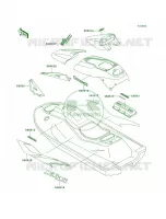 DecalsJH1100 A3 pour Kawasaki 1100 ZXI