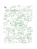 MetersJH1100 A2 A5 pour Kawasaki 1100 ZXI