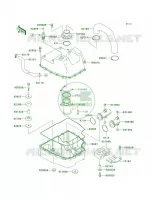 Water MufflerJT750 B1 pour Kawasaki STS