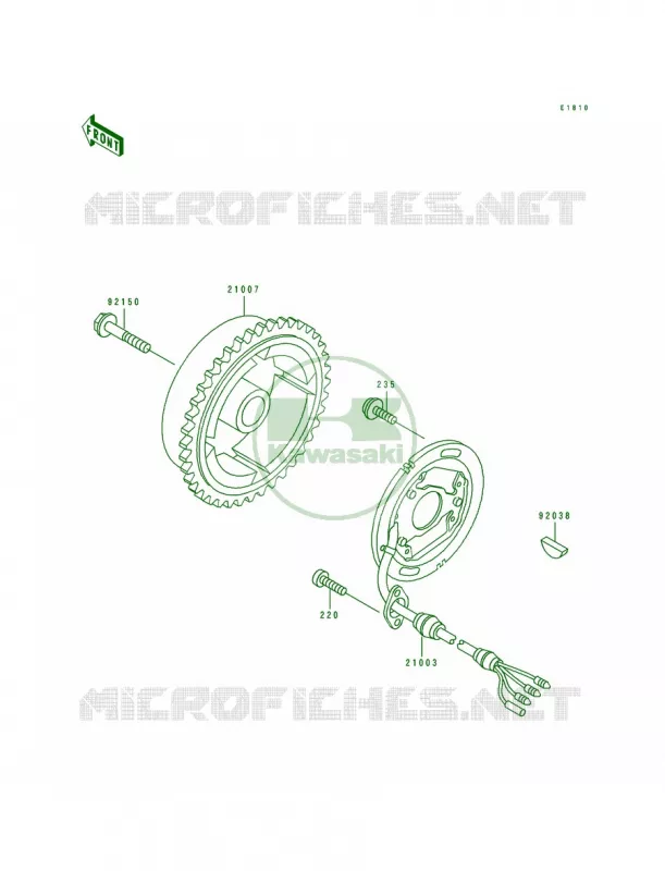 Generator Kawasaki JET SKI 650 1996 TS  JF650-B8