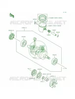 CrankshaftPistons pour Kawasaki 750 SS