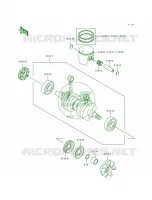 CrankshaftPistons pour Kawasaki XIR