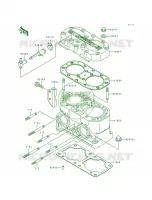 Cylinder HeadCylinder pour Kawasaki XIR