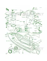 Hull Fittings pour Kawasaki XIR