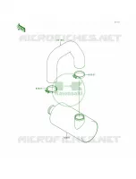 Water Muffler pour Kawasaki XIR