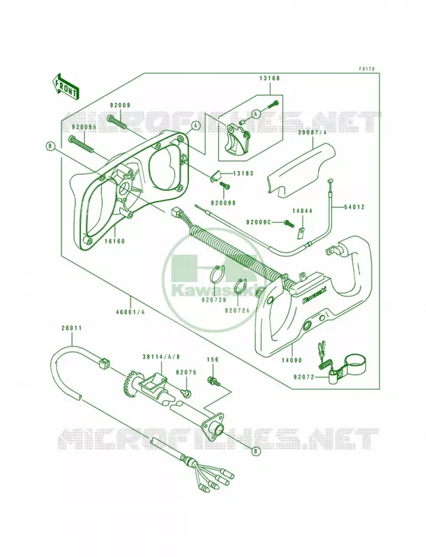 Handlebar Kawasaki JET SKI 650 1993 SC  JL650-A3