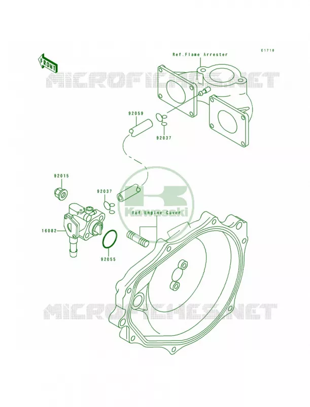 Oil Pump Kawasaki JET SKI 650 1993 650 SX  JS650-B3