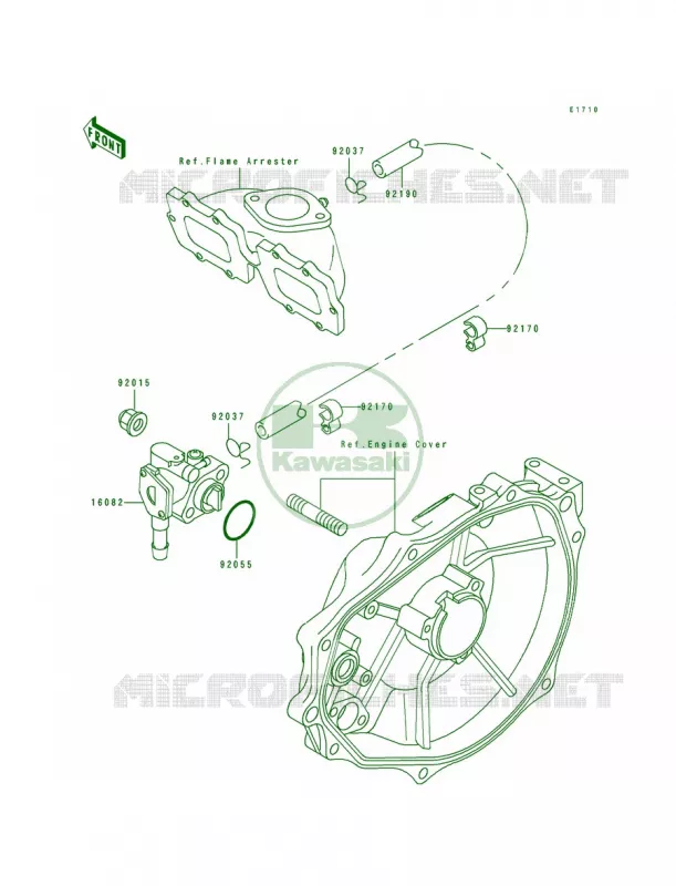 Oil Pump Kawasaki JET SKI 750 1993 750 SX  JS750-A2