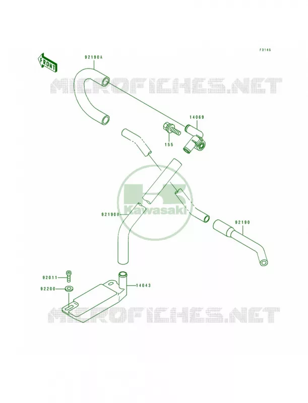 Bilge System Kawasaki JET SKI 550 1992 550 SX  JS550-C2