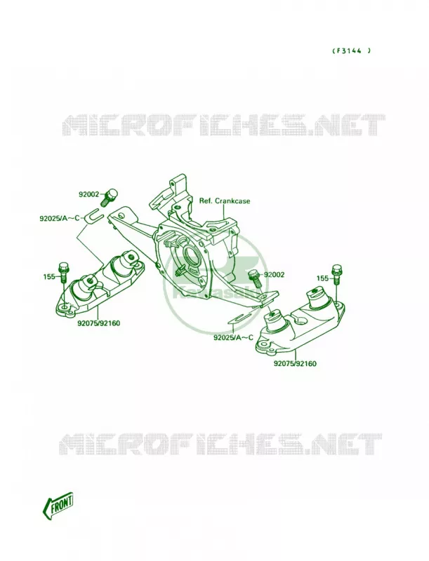 Engine Mount Kawasaki JET SKI 300 1991 300 SX  JS300-A5