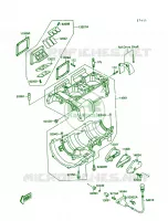 Crankcase pour Kawasaki TS