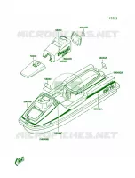 Labels B1 pour Kawasaki TS