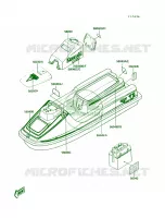 Labels B2 pour Kawasaki TS