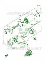 Starter Motor pour Kawasaki TS
