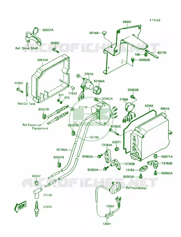 Ignition System Kawasaki JET SKI 650 1989 TS  JF650-B1