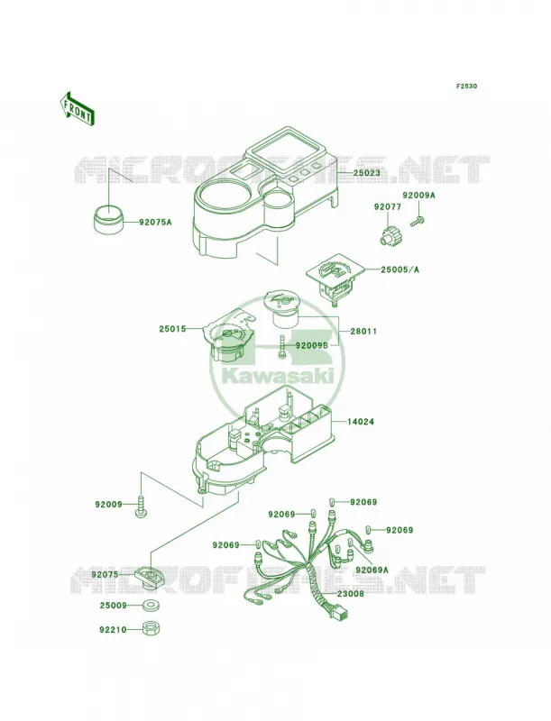 Meters Kawasaki MOTOS 650 2007 KLR650  KL650A7F