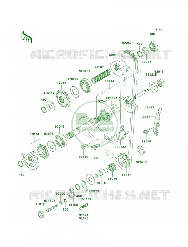 Balancer Kawasaki MOTOS 650 2006 KLR650  KL650A6F