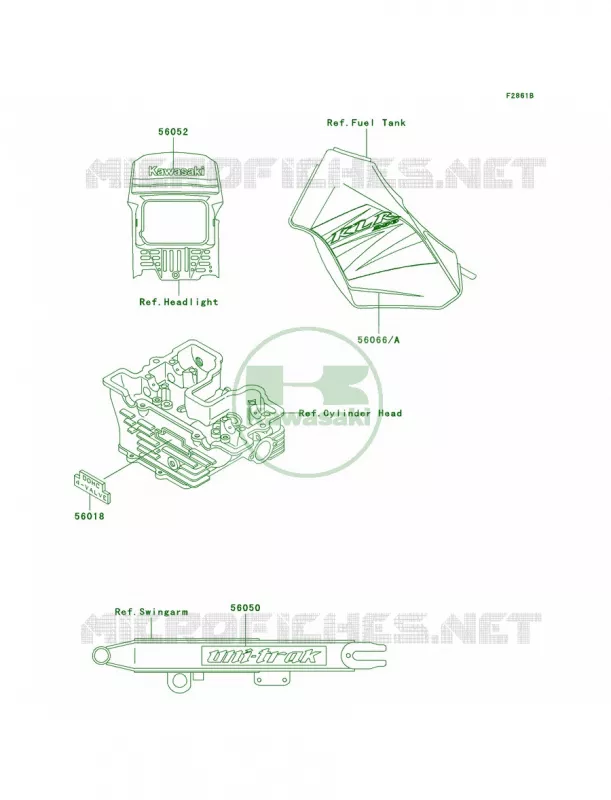DecalsD22 Kawasaki MOTOS 250 2004 KLR250  KL250-D21
