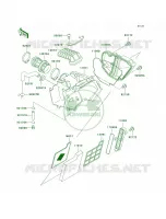 Air Cleaner pour Kawasaki Super Sherpa