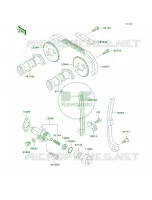 CamshaftsTensioner pour Kawasaki Super Sherpa