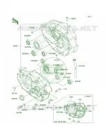 Crankcase pour Kawasaki Super Sherpa