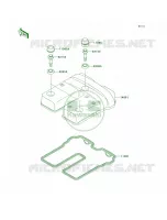 Cylinder Head Cover pour Kawasaki Super Sherpa
