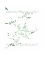 Footrests pour Kawasaki Super Sherpa