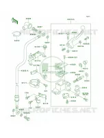 Front Master Cylinder pour Kawasaki Super Sherpa