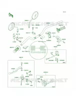 Handlebar pour Kawasaki Super Sherpa
