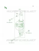 Shock Absorbers pour Kawasaki Super Sherpa
