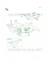 Side CoversChain Cover pour Kawasaki Super Sherpa