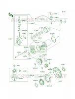Starter Motor pour Kawasaki Super Sherpa