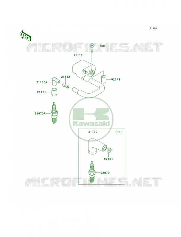 Ignition System Kawasaki MOTOS 100 2001 KE100  KE100-B20