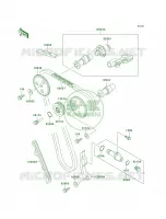 CamshaftsTensioner pour Kawasaki KLR250