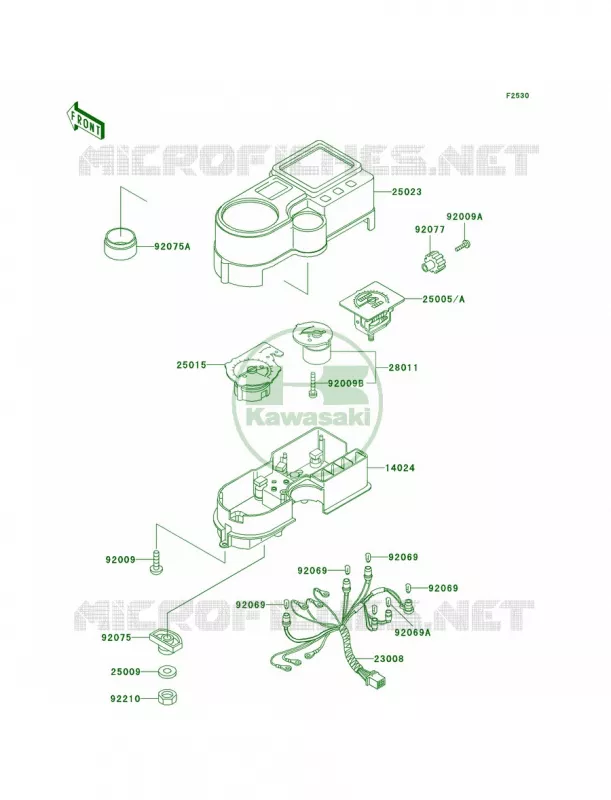 Meters Kawasaki MOTOS 650 2000 KLR650  KL650-A14