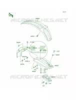 Fenders pour Kawasaki KE100