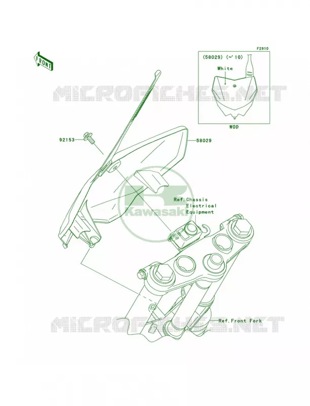 Accessory Kawasaki MOTOS 140 2011 KLX140  KLX140ABF