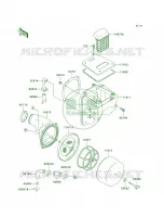 Air Cleaner pour Kawasaki KLX250R