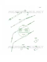 Cables pour Kawasaki KLX250R